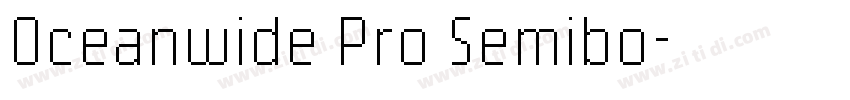 Oceanwide Pro Semibo字体转换
